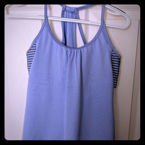 Striped bra tank top